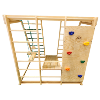 Gimnasio Montessori Multifuncional con Rampa y Columpio | Mueblesitos Kids